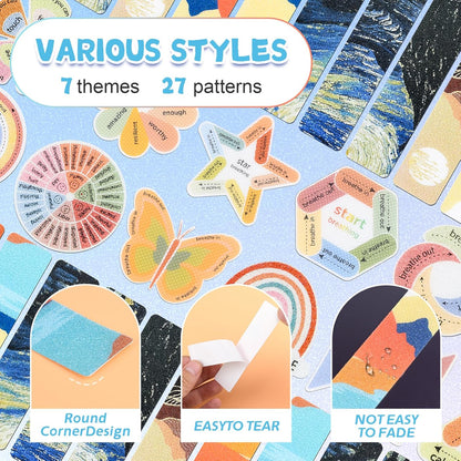 102 PCS Sensory Stickers – Calm Your Mind, Focus Your Energy